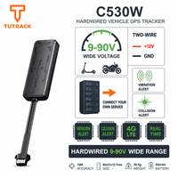 Traceur GPS pour moto, vélo électrique, scooter, véhicule, à branchement direct, large plage de tension 9-90V, avec alerte de vibration et de collision, à connecter à votre propre système de serveur