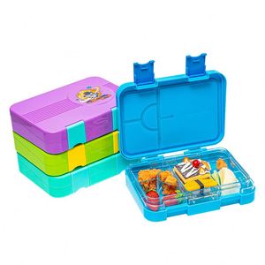 Primary Secondary School Students Lunch Box Portable Sealed Food Grade Bento Box <b>Microwave</b> Heating Cartoon Design Tableware - Product Image 5