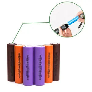 Free Shipping Cylindrical Rechargeable Lithium Ion Batteries 3.7v 2200mAh 3500mAh 18650 Battery Cell Pack For Toys / Car Audio