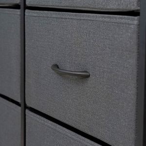 Commode autoportante moderne en tissu pour salon, durable, avec panneaux en MDF et acier inoxydable, en pin, disponible en plusieurs couleurs - Fournisseur en gros - Product Image 5