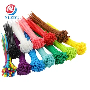 Wholesale Plastic Nylon Wire Cable Zip Ties RoHs Colorful Organiser Fasten Cableties