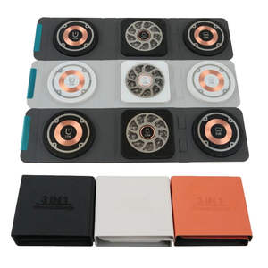 Cargador Inalámbrico Magnético 3 en 1 Plegable, Compatible con Teléfono, Reloj y Auriculares, con Banco de Energía y <span class=keywords><strong>Carga</strong></span> Rápida de 15W para Uso en Exteriores - Product Image 1