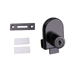 Furniture <b>Lock</b> Zinc Alloy Glass <b>Cabinet</b> <b>Lock</b> 5-8mm Easy Installation Minimalist Design - Product Image 1