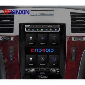 Máy Phát Đa Phương Tiện Màn Hình Cảm Ứng Lớn Dọc Theo Phong Cách Tesla Cho Xe Hơi Cadillac Escalade 2007-2014 Thiết Bị Đầu Radio Âm Thanh DVD GPS - Product Image 5