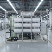 Unité de dessalement d'eau de mer NUO VISTA 50TPD SWRO avec PLC et pompe, machine de traitement de l'eau par osmose inverse