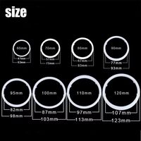 1 Paire de feux LED COB Angel Eyes pour voiture, anneaux halo 12V rouges, phares 60MM 70MM 80MM 90MM 95MM 100MM 110MM 120MM, éclairage automobile pour BMW