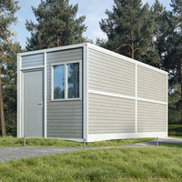 Maison conteneur pliable et respirante, design moderne, prête à l'emploi, cabine modulaire, entrepôt, usine, bureau, maison, villa
