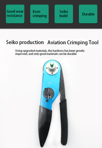 M22520/1-01factory giá trực tiếp CE phê duyệt dây làm Mach Uốn Tóc bồng thiết bị đầu cuối hàng không thiết bị đầu cuối Uốn Tóc bồng Kìm bốn điểm CR - Product Image 3