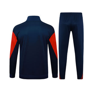 Maillot de sport personnalisé pour homme, ajusté, respirant, à séchage rapide, anti-transpiration, antibactérien, pour l'entraînement en plein air en hiver, pour équipe de football - Product Image 2
