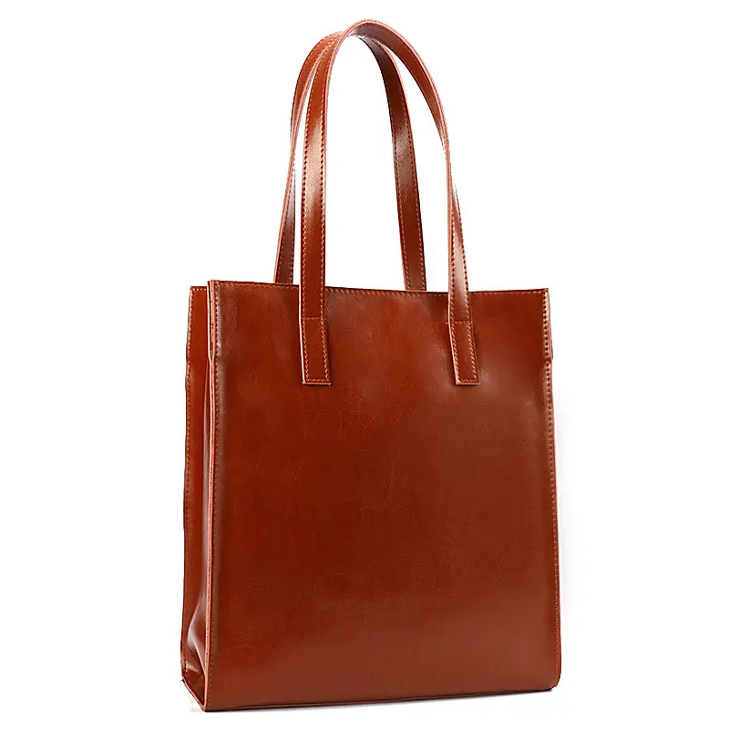 Spring bag female fashion leather female bag vertical shoulder handbag cowhide bag