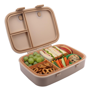 Famous Snack <b>Box</b> Food <b>Container</b> Adults Metal Tiffin Bento Lunch <b>Box</b> 304 Stainless Steel Lunch <b>Box</b> - Product Image 4