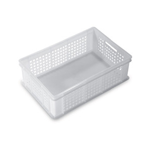 <b>Stackable</b> Perforated Service <b>Box</b> 60 × 40 × 32 h cm, without Lid Giganplast - Product Image 1
