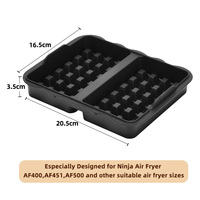 Moule à gaufres en silicone de qualité alimentaire, lot de 2, antiadhésif et facile à démouler, ustensiles de cuisson sans BPA pour friteuse à air, four, outils de pâtisserie maison