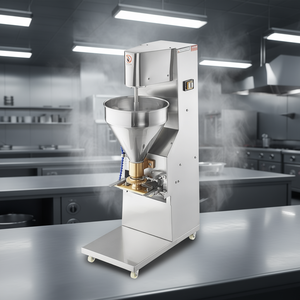 Machine à boulettes de viande automatique professionnelle 1100W en acier inoxydable, 280 boulettes/minute, modèle rond pour poisson D0100HADM9A - Product Image 2