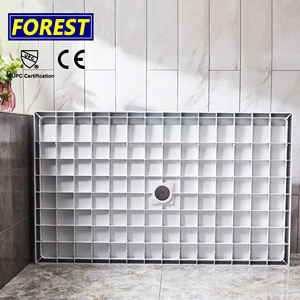 ถาดรองน้ำฝักบัวห้องน้ำทันสมัยถาดรองน้ำทำความสะอาดง่ายเรซินและหินเทียมสำหรับฐานอาบน้ำ - Product Image 6