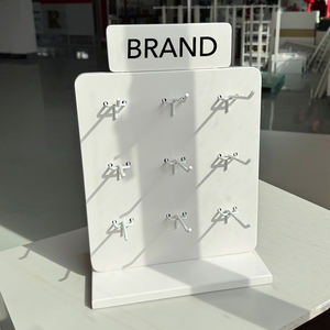 Présentoir double face <span class=keywords><strong>pour</strong></span> cartes à bijoux Présentoir amovible <span class=keywords><strong>pour</strong></span> boucles d'oreilles avec présentoir à affiches remplaçable - Product Image 4