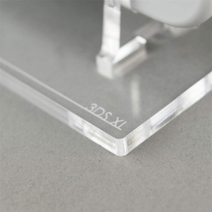 Transparent Crystal Clear Square Nintendo New 3DS XL Console Acrylic Display <b>Stand</b> Rack - Product Image 6