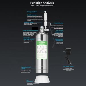 WYIN 0.3 Mpa paslanmaz çelik su çim tankı <span class=keywords><strong>CO2</strong></span> jeneratörler 1L 2L 5L akvaryum <span class=keywords><strong>CO2</strong></span> bitki tankı <span class=keywords><strong>CO2</strong></span> kaynağı için silindir - Product Image 5