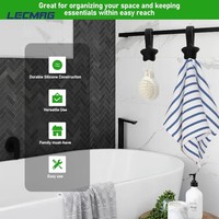 Clips pratiques en silicone pour serviettes, crochets magnétiques pour serviettes de bain avec aimants pour barres et supports à serviettes