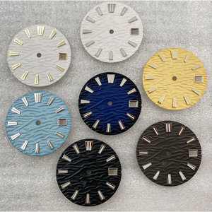Esfera luminosa verde de 28,5mm para movimiento NH35 NH36, accesorios de repuesto para reloj mecánico modificado, nuevos - Product Image 1
