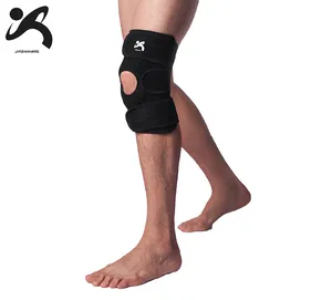 Genouillère avec stabilisateurs latéraux Coussinets de gel rotulien pour un soutien maximal de la douleur au genou et une récupération rapide