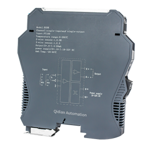 Cảm biến nhiệt độ Rtd <span class=keywords><strong>2</strong></span> trong <span class=keywords><strong>2</strong></span> ra 200 độ 500 độ chuyển đổi Nhiệt Độ <span class=keywords><strong>PT100</strong></span> pt1000 nhiệt độ Transmitter 4-20mA 0-10V - Product Image 1