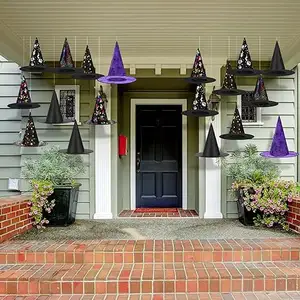 Halloween Phù Thủy Mũ cosplay thuật sĩ mũ phù thủy bên decorationshalloween Phù Thủy bên mũ phụ kiện