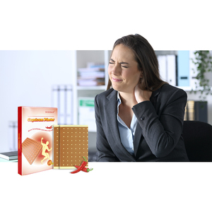 Meilleure vente de patch chaud Capsicum Plaster For Knee Back Shoulder <span class=keywords><strong>Pain</strong></span> Heat Patch For <span class=keywords><strong>Pain</strong></span> Soothing Capsicum Plaster - Product Image 4