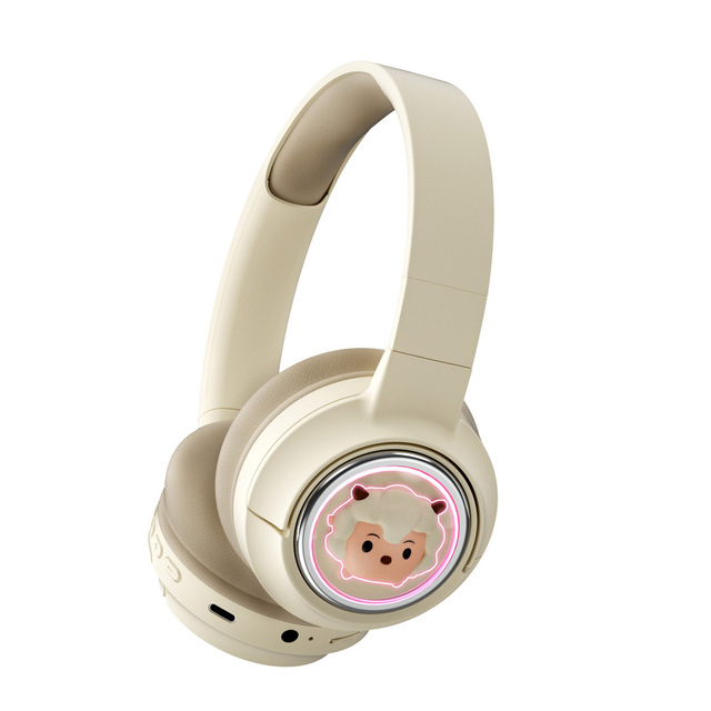 2024 New Over Ear Headset Wireless Cartoon Toys Type-C Kids Child Children Headphone Earphone