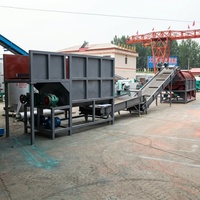 Ligne de production de recyclage de bouteilles en plastique PET, usine de recyclage du plastique, machine de lavage et de séchage