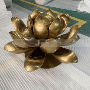 ANW056 Escultura Art Deco Reflectante de Acero Inoxidable de Alta Calidad, Diseño Personalizado Disponible - Product Image 4