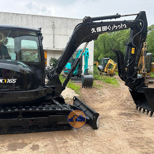 कुबोटा KX165-5 मिनी खुदाई के अंगूठे के काले जापानी मूल 5.5टन 6t रबर ट्रैक छोटे डिगर कॉम्पैक्ट खुदाई आडोरा - Product Image 3