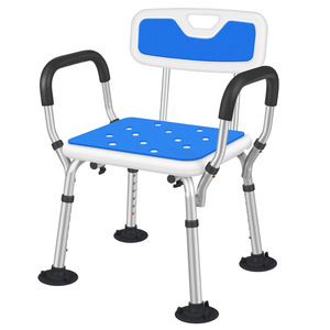 Chaise de douche en alliage d'aluminium, capacité de charge de 150 kg, siège de bain antidérapant pour personnes âgées et femmes enceintes - Product Image 5