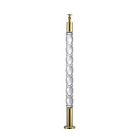 Rampe d'escalier de luxe Décoration de poteau de main courante transparent en acrylique pour intérieur Rampe d'escalier en cristal Balustrades en acrylique