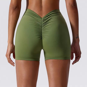 Fournisseur de vêtements de yoga, shorts de yoga personnalisés de haute qualité, shorts de sport à effet push-up pour femmes - Product Image 5