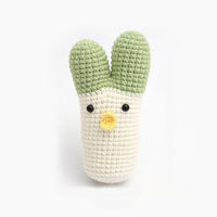 Décorations de cuisine en crochet faits main, écologiques, de qualité exceptionnelle, en forme de légumes et de champignons