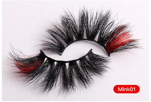 Mixed Procurement Low Price FENGFLY Wholesale <b>Eyelash</b> Natural Look Bulk Colored Mink Lashes <b>Full</b> <b>Strip</b> <b>Eyelashes</b> High False - Product Image 5