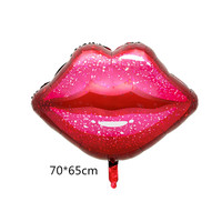 Ballon en aluminium en forme de lèvres LOVE pour la Saint-Valentin, ballon décoratif pour mariage, vente en gros