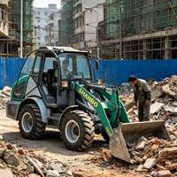 Kostengünstiger 53,7-kW-Hochdrehmoment-Motorlader aus China, 5 Tonnen Allterrain-Multifunktionslader für verschiedene Arbeitsplätze