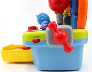 Atelier d'ingénierie éducative précoce pour <span class=keywords><strong>bébé</strong></span> Jouet Banc de travail en plastique Armoire <span class=keywords><strong>à</strong></span> <span class=keywords><strong>outils</strong></span> avec effets sonores et lumières de jouets assortis - Product Image 6
