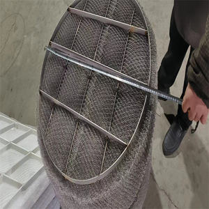 304 316 paslanmaz çelik titanyum tel örgü buğu çözücü ped - Product Image 3