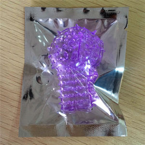 GF HOT Finger Silikon Spike Kondom Wieder verwendbare Qualität Typ <span class=keywords><strong>Permanent</strong></span> Bump Enhancer Fingers timulation Weibliche Masturbation - Product Image 4