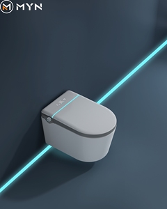 Chaozhou Factory Wall Hung Smart Baño Automático Cerámica Inteligente P Ttap Water <span class=keywords><strong>Closet</strong></span> Inodoro de mármol - Product Image 3