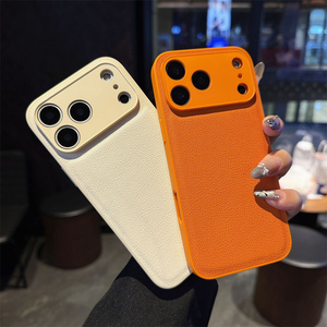 Ốp điện thoại phù hợp cho iphone17air vỏ bảo vệ bằng da hai trong một họa tiết vải thiều 14/16 - Product Image 2