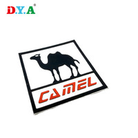 Étiquettes en silicone PVC personnalisées pour vêtements, patchs pour t-shirts, logo en lettres 3D, embossage, transfert thermique, étiquettes en silicone