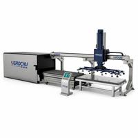 Sistema de Carga Robótico Industrial Automático de Alta Resistencia para Manipulación de Materiales Crudos con Brazo Robótico, Grúa Cantilever y Robot de Truss