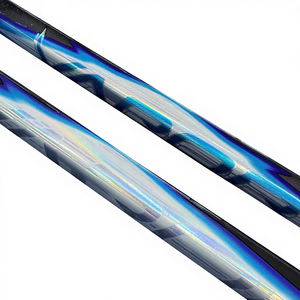 Palo <span class=keywords><strong>de</strong></span> <span class=keywords><strong>hockey</strong></span> sobre hielo azul y negro 100% fibra <span class=keywords><strong>de</strong></span> <span class=keywords><strong>carbono</strong></span>, punto <span class=keywords><strong>de</strong></span> impacto bajo, estándares <span class=keywords><strong>de</strong></span> competición, para adolescentes/principiantes - Product Image 5