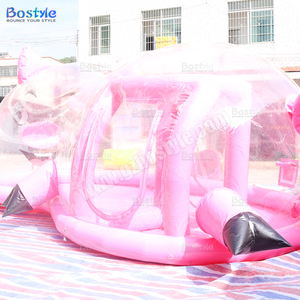 Tenda gonfiabile su misura rosa del maiale della tenda di <span class=keywords><strong>campeggio</strong></span> del grado commerciale tenda gonfiabile di evento per il noleggio del partito - Product Image 2