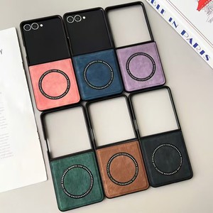 New PU Leather trường hợp từ tính sạc điện thoại bìa cho Samsung Z lật 7 6 5 4 3 điện thoại di động trường hợp - Product Image 6