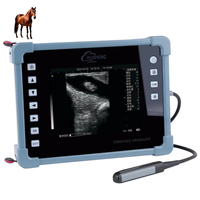 Échographe portable robuste lavable avec double écran 8 pouces, batterie 8h, mémoire 32G pour les échographies de diagnostic de gestation chez les porcs en élevage